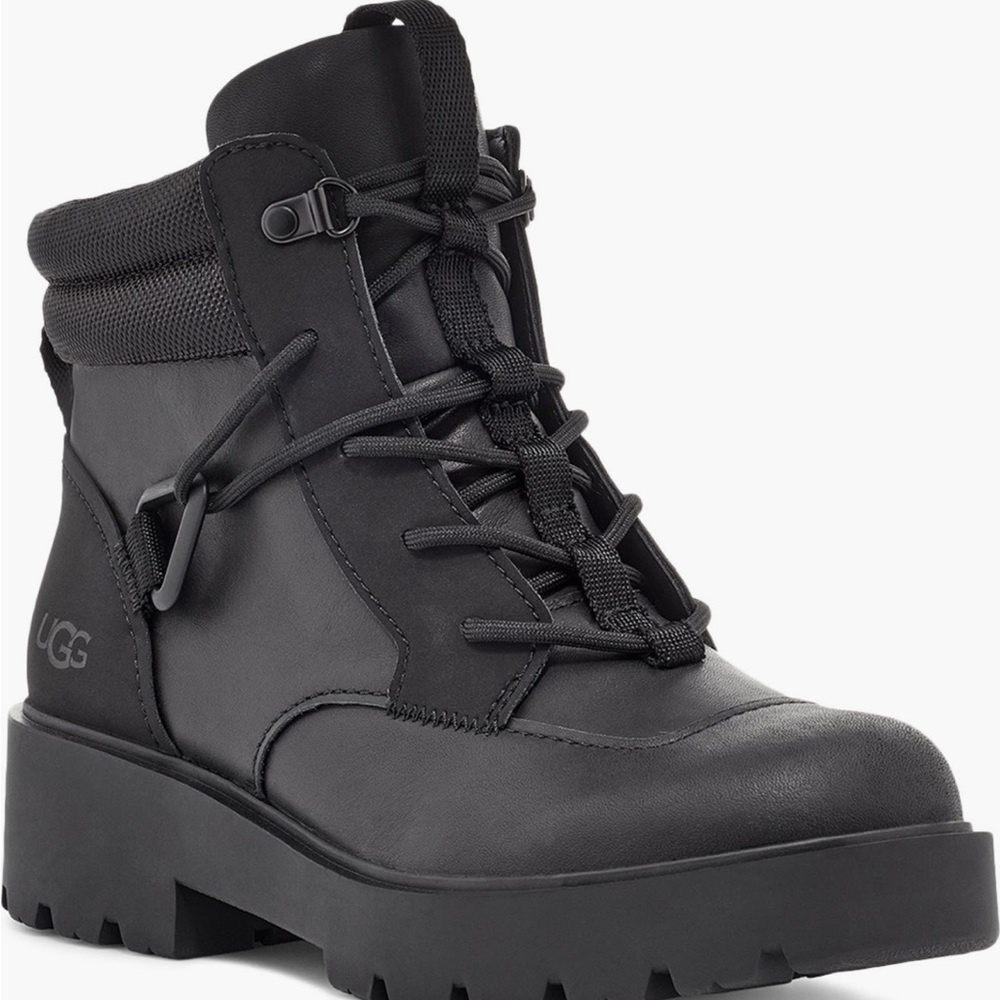UGG Women's Black Combat Boots